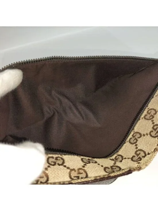 Gucci Belt Bag GG Canvas Leather Brown - Picture 8 of 8